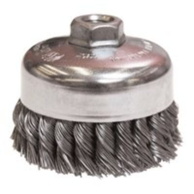 Weiler Single Row Knot Wire Cup Brush