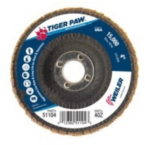 Weiler Tiger Paw Zirconia Flap Disc