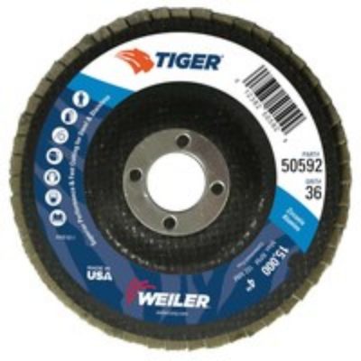 Weiler Original Tiger Zirconia Flap Disc