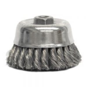 Weiler Double Row Knot Wire Cup Brush