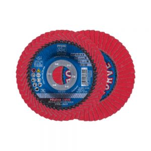 PFRED POLIFAN Flap Discs Special Line CO SGP CURVE STEELOX Radial Type PFR