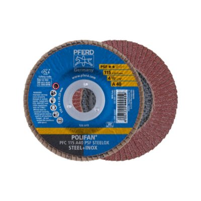 PFRED POLIFAN Flap Discs Universal Line A PSF STEELOX Conical Type PFC