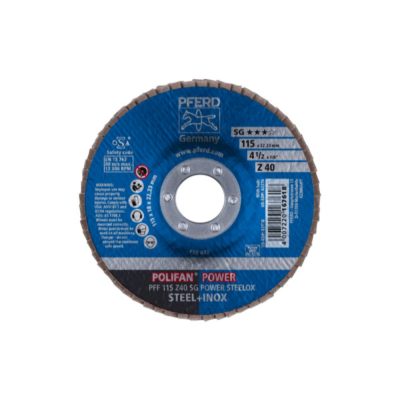 PFRED POLIFAN Flap Discs Performance Line Z SG POWER STEELOX Flat Type PFF