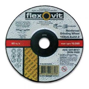 Flexovit Depressed Centre Type 42 Cutting-Off Wheels (Iron Free)