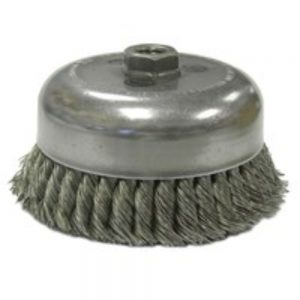 Weiler Double Row Knot Wire Cup Brush