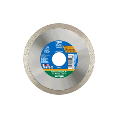 PFRED Diamond Cut Off Wheels – Construction Continuous Rim For Very Fine Cutting DG FL PSF