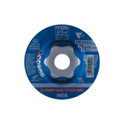 PFRED CC-GRIND Grinding Discs Special Line CC-GRIND-Solid SGP INOX