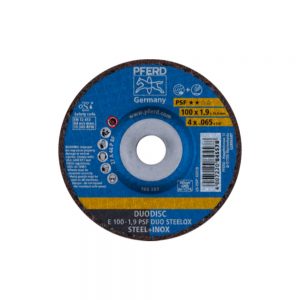 PFRED Cut Off Wheel Universal Line PSF DUODISC STEELOX Combination Depressed Centre Type E Shape 27