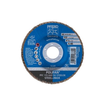 PFRED POLIFAN Flap Discs Performance Line A SG STEELOX Conical Type PFC