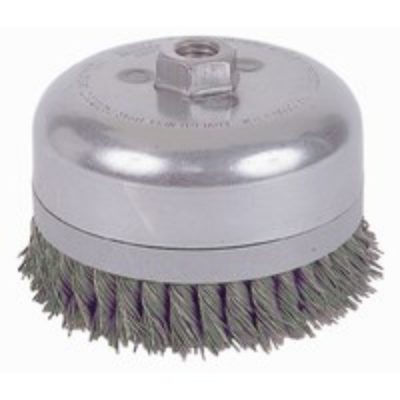 Weiler Banded Double Row Knot Wire Cup Brush