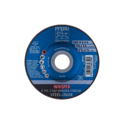 PFRED Grinding Wheel Special Line SGP WHISPER STEELOX Depressed Centre Type E Shape 27