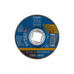 PFRED Cut Off Wheel Universal Line PSF STEELOX Depressed Centre Type EH Shape 42 With X-LOCK