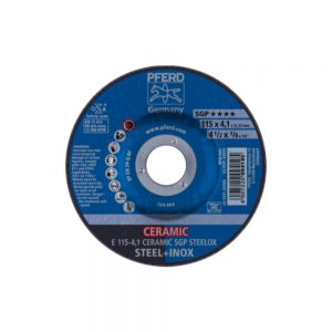 PFRED Grinding Wheel Special Line CERAMIC SGP STEELOX Depressed Centre Type E Shape 27