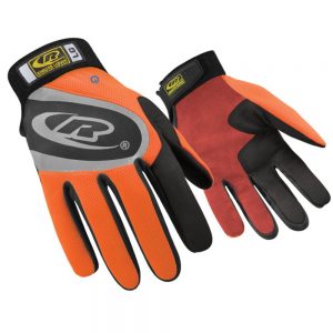 RINGERS Gloves R-136 Turbo Plus Black Orange Safety Gloves