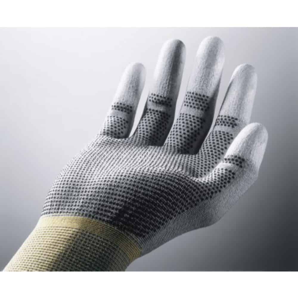 ESD Nylon Glove Uvex Unipur Carbon Size xs/6-1 Pair 