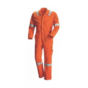 Red Wing 75914 Cotton Coverall with Reflective Tape – Orange