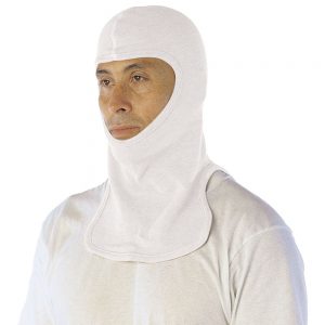Black Stallion Nomex Knit Balaclava with Front and Back Drapes-NH300