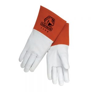 Black Stallion Pearl White Kidskin 35KF TIG Glove