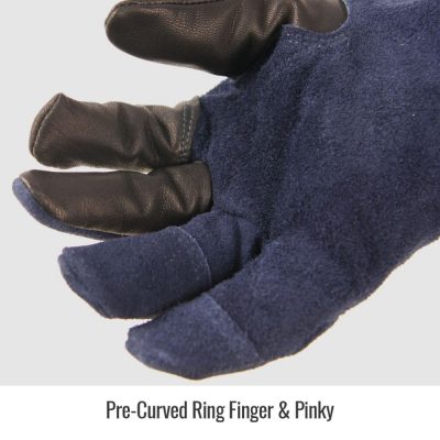 Black Stallion BSX Grain Goatskin & Flame-Resistant Stretch Knit Cotton GT7120-NB TIG Glove