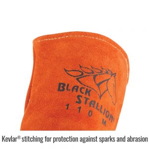 Black Stallion Select Shoulder Split Cowhide 110 Stick Glove