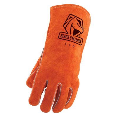 Black Stallion Select Shoulder Split Cowhide 110LH Stick Glove Left Hand Only